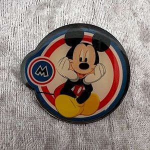 Disney pin Mickey Mouse blue red white yellow collectors trading parks merch